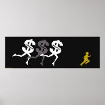 CI chases Deaf boy as it wants "Gold" ears 24x8 Poster