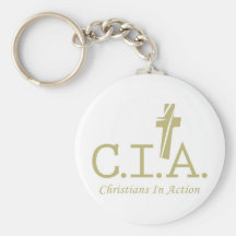 CIA Agents to the Lord Christians In Action Key Chains