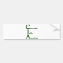 CIA Certified Irish American Bumper Stickers