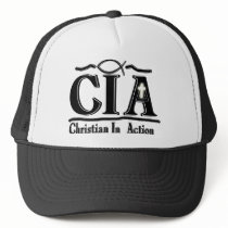 CIA CHRISTIAN IN ACTION ACRONYM hats by scriptures CIA CHRISTIAN IN ACTION ACRONYM hats