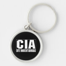 CIA Cute Innocent Adorable Keychain