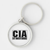 CIA Cute Innocent Adorable Keychain