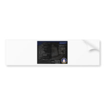 CIA design Bumper Sticker