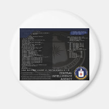 CIA design Fridge Magnets