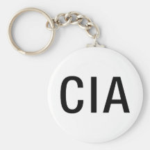 CIA Initials / Letters Keychain