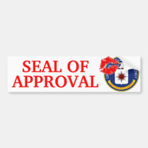 CIA - Seal of Approval Bumper Stickers