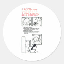 CIA Sponge Sticker