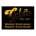 CIA - Where everybody knows your name cards
