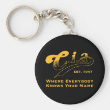 CIA - Where everybody knows your name Keychains