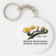 CIA - Where everybody knows your name Keychains