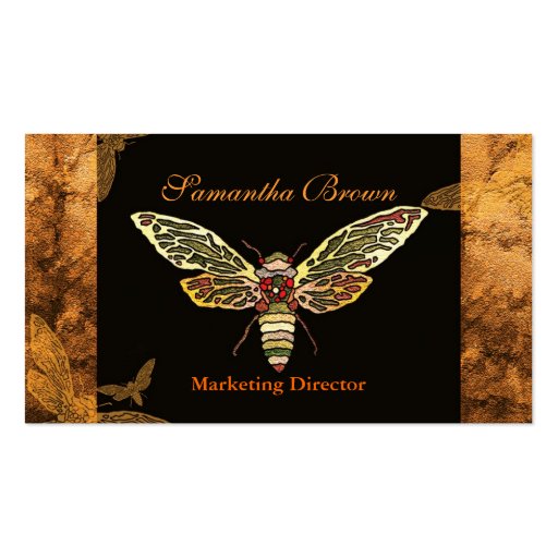 Cicada Custom Business Cards (front side)