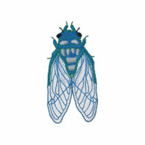 Cicada embroidered shirts