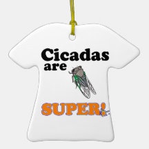 cicadas are super christmas ornament