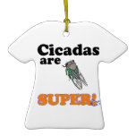 cicadas are super christmas ornament