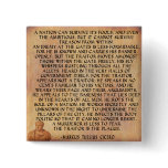 CICERO QUOTE - NATION CANNOT SURVIVE TREASON buttons
