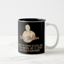 Cicero Quote on Treason Coffee Mug