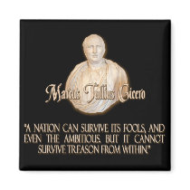 Cicero Quote on Treason Magnet