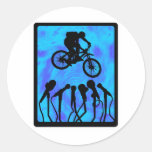 Cielo perfecto de la bici etiquetas  