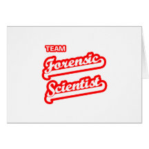 Científico forense del equipo tarjeton