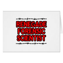 Científico forense renegado tarjetas
