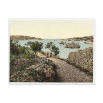 Cigale, Istria, Austro-Hungary classic Photochrom Post Card