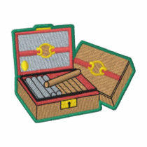 Cigar Box Logo embroidered shirts by ZazzleEmbroidery Cigar Box Logo embroidered shirts