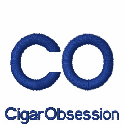 Cigar Obsession Embroidered T-Shirt Cigar Obsession Embroidered T-Shirt