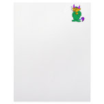 cigar smoking furry alien personalized letterhead