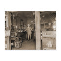 Cigar Store Interior, Circa 1900 postcard