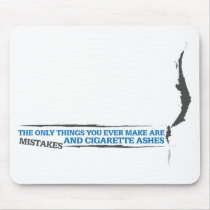 Cigarette Insult mousepads by stitchedINK Cigarette Insult mousepads