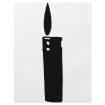 cigarette lighter with flame icon flyers