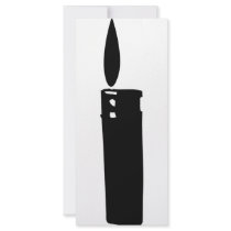 cigarette lighter with flame icon rack cards