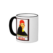 Cigarettes Belga Vintage Ad mugs