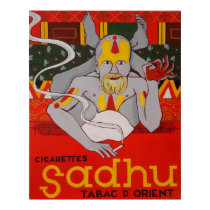 Cigarettes Sadhu Tabac D'Orient Poster posters