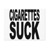 Cigarettes Suck postcards