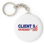 Ciient 9 For President 2008 Keychains