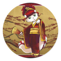 Cilke - Kimono Round Sticker