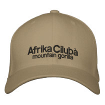 Cilub,  mountain Gorilla embroidered hats