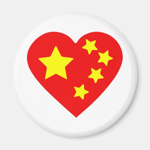 cina-heart refrigerator magnet