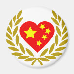 cina-laurel-heart. fridge magnet
