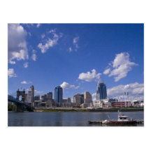 Cincinnati Cityscape Postcard