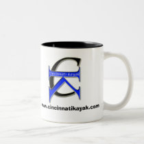 Cincinnati Kayak - Coffee Mug - Blue Logo