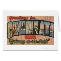 Cincinnati, Ohio (Gateway to the South) Greeting Cards