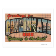 Cincinnati, Ohio (Gateway to the South) Postcards