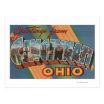 Cincinnati, Ohio - Large Letter Scenes 2 postcards