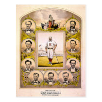 Cincinnati Red Stockings of 1869 postcards