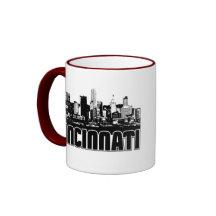 Cincinnati Skyline Coffee Mugs