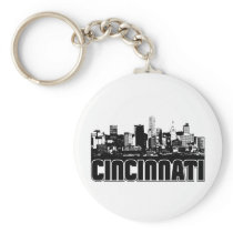 Cincinnati Skyline Keychains