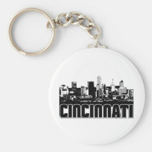 Cincinnati Skyline Keychains