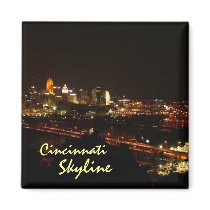Cincinnati Skyline magnets